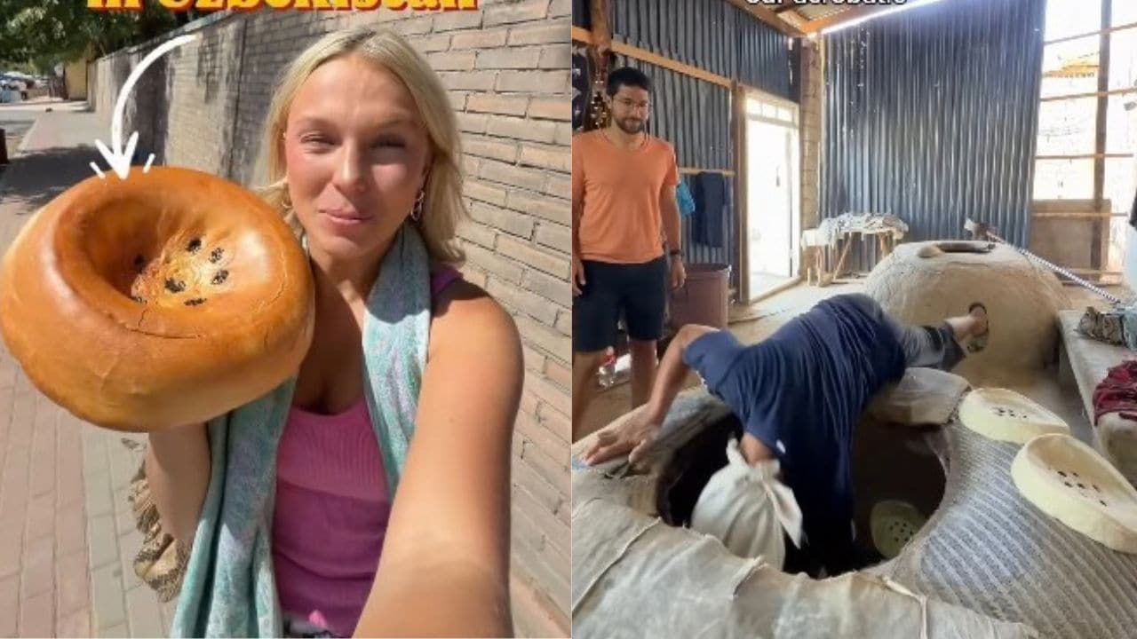 'Acrobatic Breadmaster': Viral Video Shows Traditional Breadmaking Technique In Uzbekistan