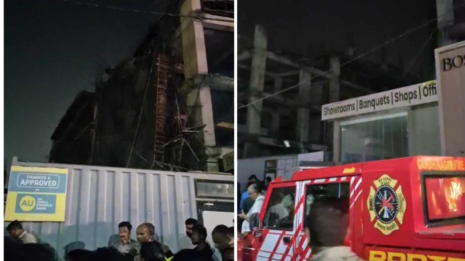 Several Feared Trapped As Crane Collapses At Construction Site In Gandhinagar