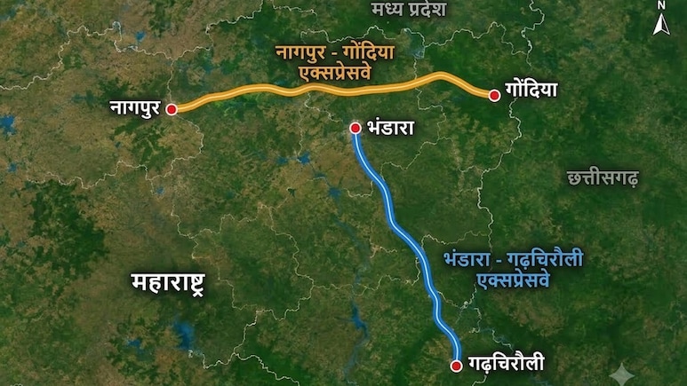 नागपुर से गोदिया,गढ़चिरौली घंटे भर में, महाराष्ट्र से 3 बड़े एक्सप्रेसवे ने पकड़ी रफ्तार, मुंबई-नागपुर समृद्धि एक्सप्रेसवे का विस्तार