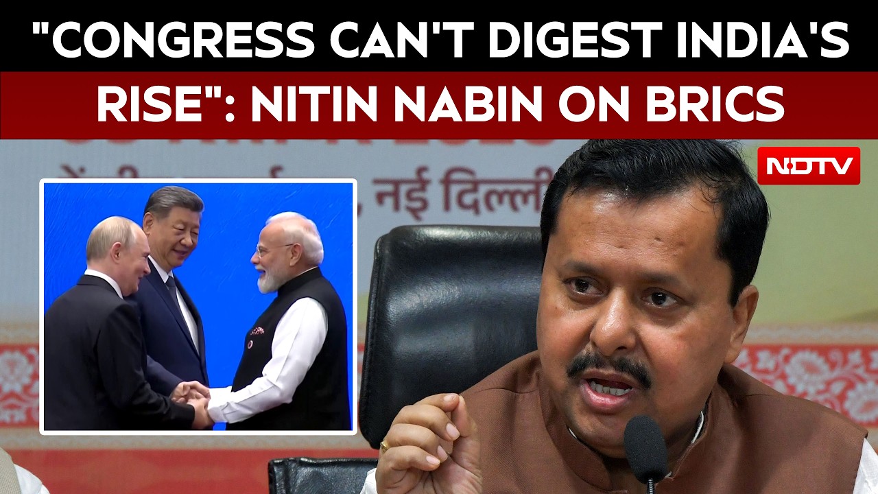 "Congress Can't Digest India's Rise": Nitin Nabin On BRICS Row