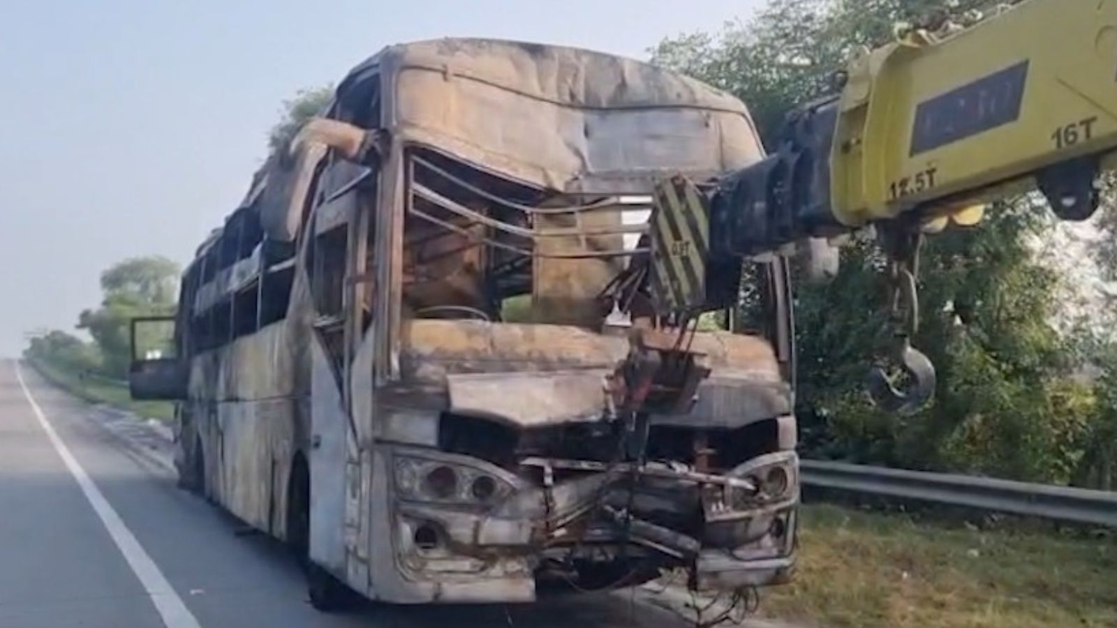 Bus That Caught Fire In Greater Noida, Killing 9, Has Traffic Fines Of Over Rs 1.7 Lakh