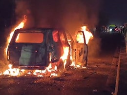 1 Dead After Speeding Scorpio Rams Pilgrims In Gujarat, Mob Sets SUV On Fire