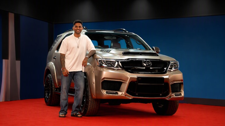 Suryakumar Yadav Arrives In Mercedes-Benz V-Class To Pick Modified Toyota Fortuner: Video