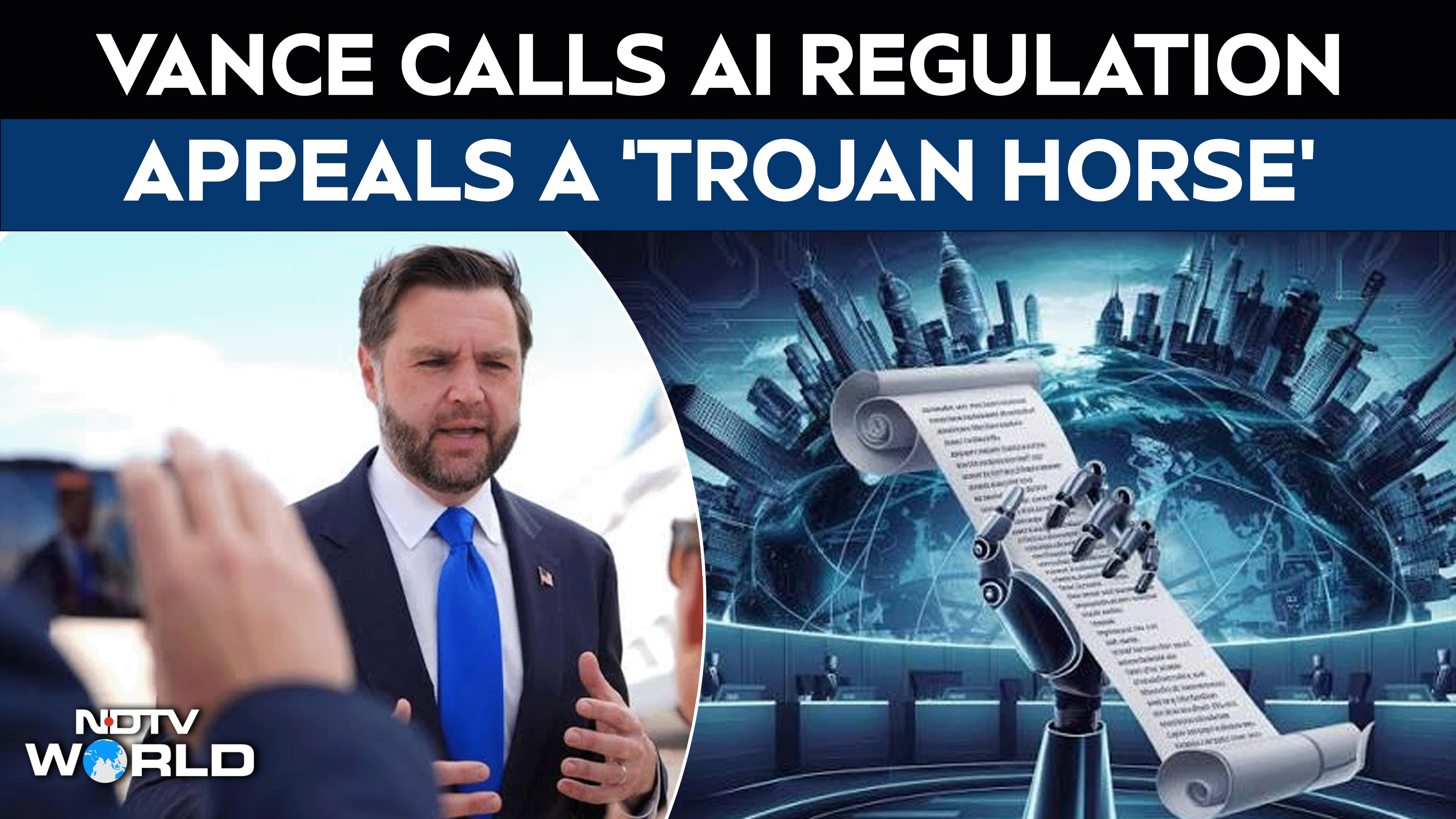 AI Latest News | JD Vance Says Tech Leaders Calling For AI Regulation Feels Like a &lsquo;Trojan Horse&rsquo;