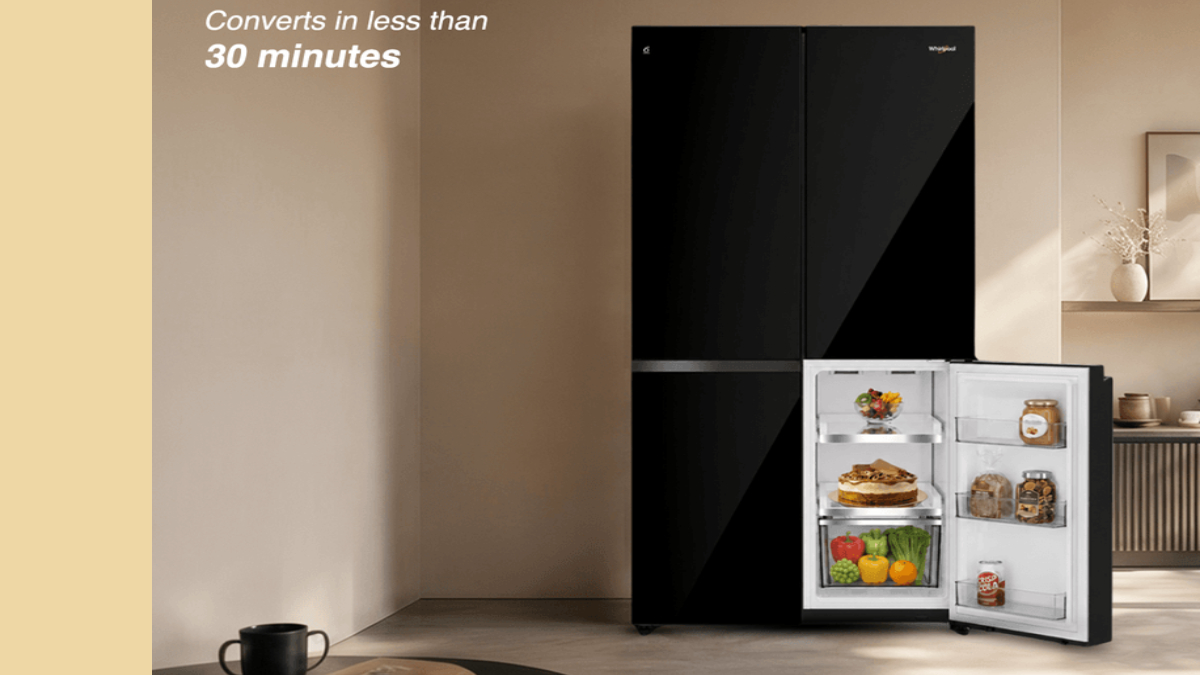 Whirlpool भारत में लाई 654 लीटर वाला Luxuriem 4-डोर रेफ्रिजिरेटर, 360 डिग्री ट्रिपल कूलिंग, जानें कीमत