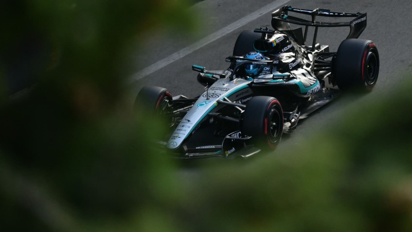 Perfect Lap Gives George Russell Pole For Azerbaijan GP As Kimi Antonelli Crashes Out