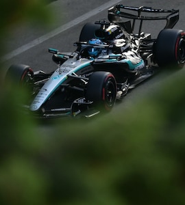 Perfect Lap Gives George Russell Pole For Azerbaijan GP As Kimi Antonelli Crashes Out