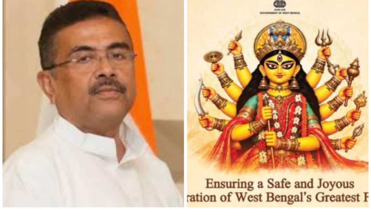 Row Over 11-Handed Durga Ad In Bengal, Suvendu Adhikari Apologises