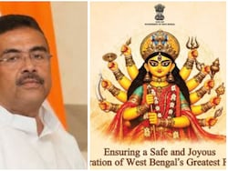 Row Over 11-Handed Durga Ad In Bengal, Suvendu Adhikari Apologises