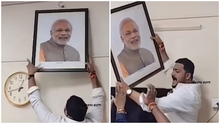 PM Modi Photo Removal Row: Pune Police Arrest MNS Worker Ashish Sable From Mumbai