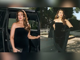 Huma Qureshi Serves Old-School Glamour In Strapless Black Gown At Emmys 2026