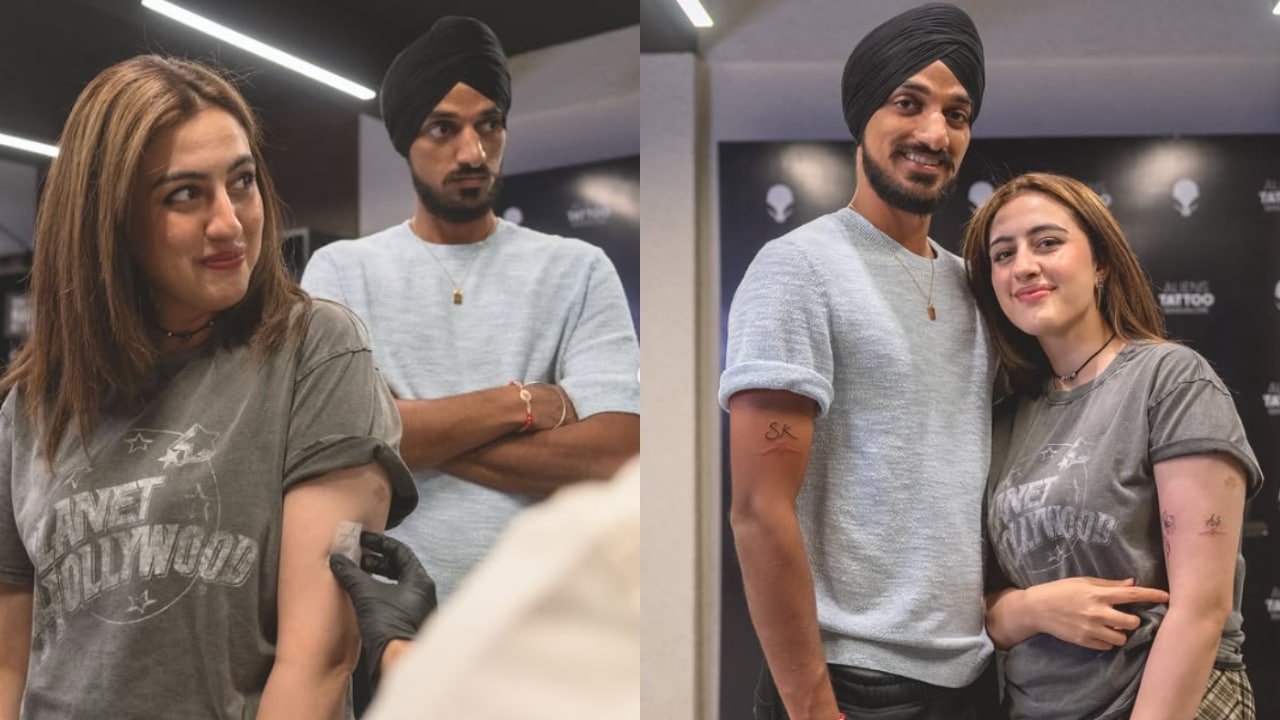 Arshdeep Singh, Girlfriend Samreen Kaur Turn Their Handwriting Into Matching Tattoos