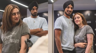 The Hidden Meaning Behind Arshdeep Singh And Samreen Kaur's Matching Tattoos