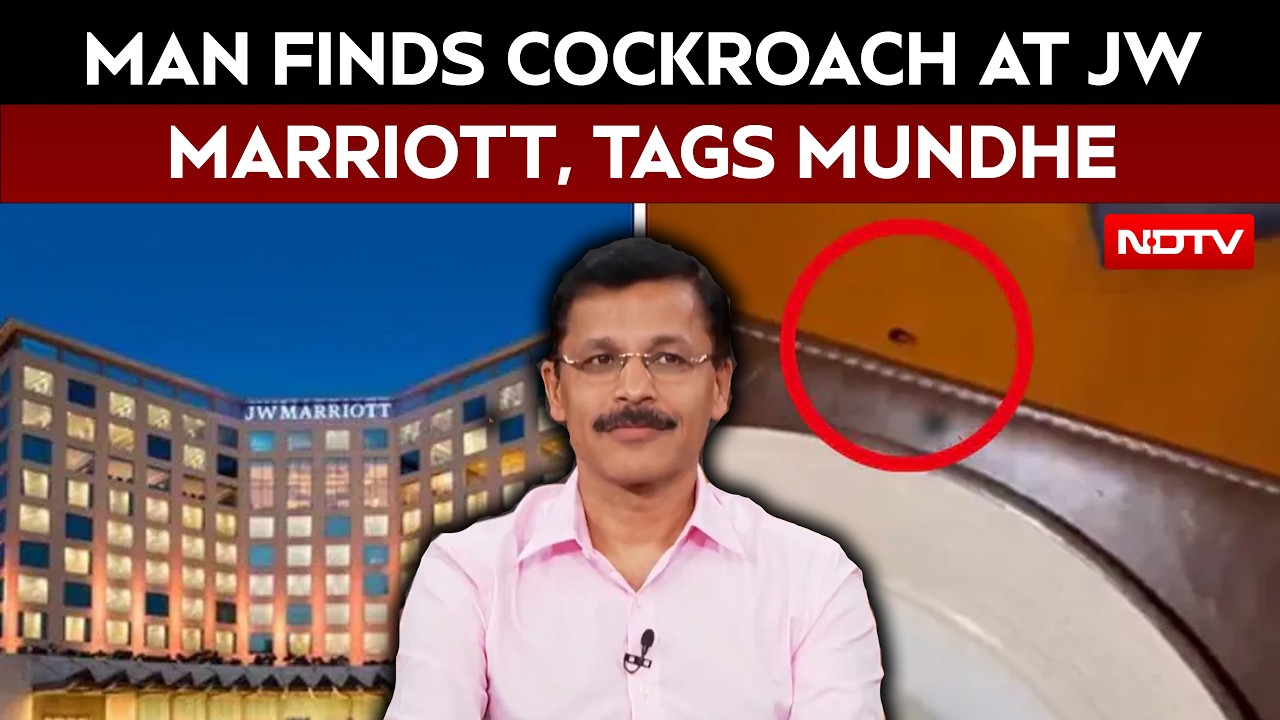 Cardiologist Finds Cockroach At Dinner Table At JW Marriott In Mumbai, He Tags Tukaram Munde
