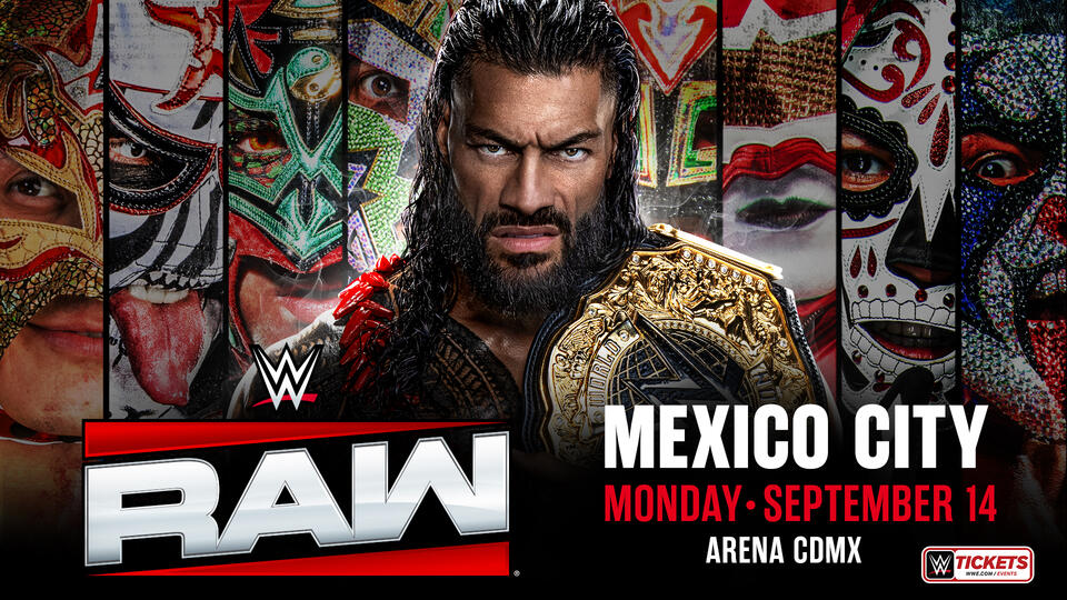 Roman Reigns defends World Heavyweight title against Penta on WWE Raw in Mexico City