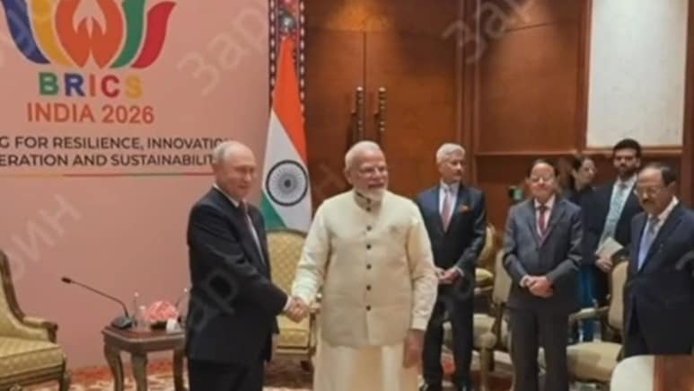"Dialogue Way Forward To Resolve Conflicts": PM To Putin On BRICS Sidelines