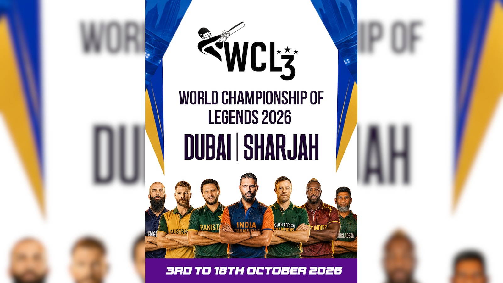 David Warner, Faf du Plessis, Jason Roy, Andre Russell and Mahmudullah — Thats What Makes WCL Different