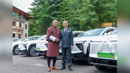 Union Minister S Jaishankar Hands Over Mahindra XEV 9e EVs To Bhutan Government