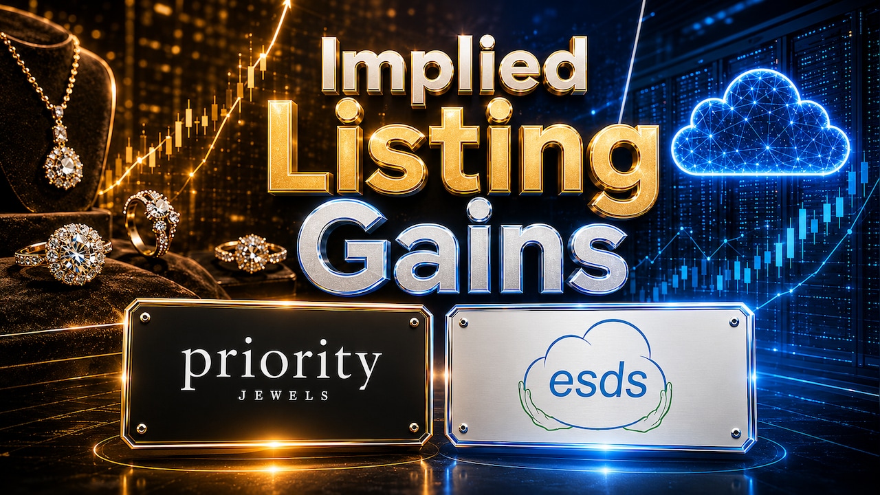ESDS Software vs Priority Jewels IPO GMP: Which Could See Higher Listing Gains?