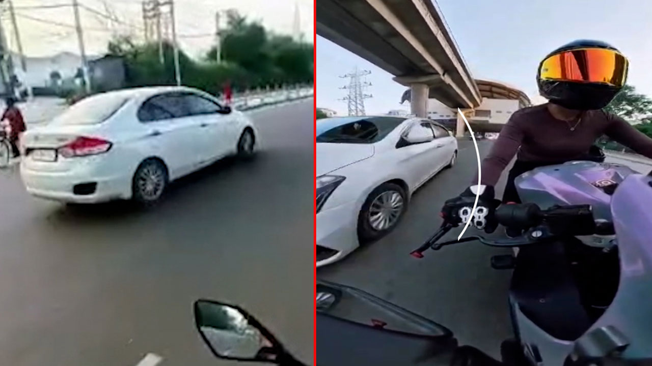 Woman Biker Hit After Confrontation: Gurugram Road Rage Under Lens | Top Headlines