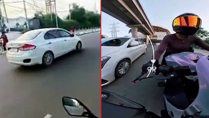 Woman Biker Hit After Confrontation: Gurugram Road Rage Under Lens | Top Headlines