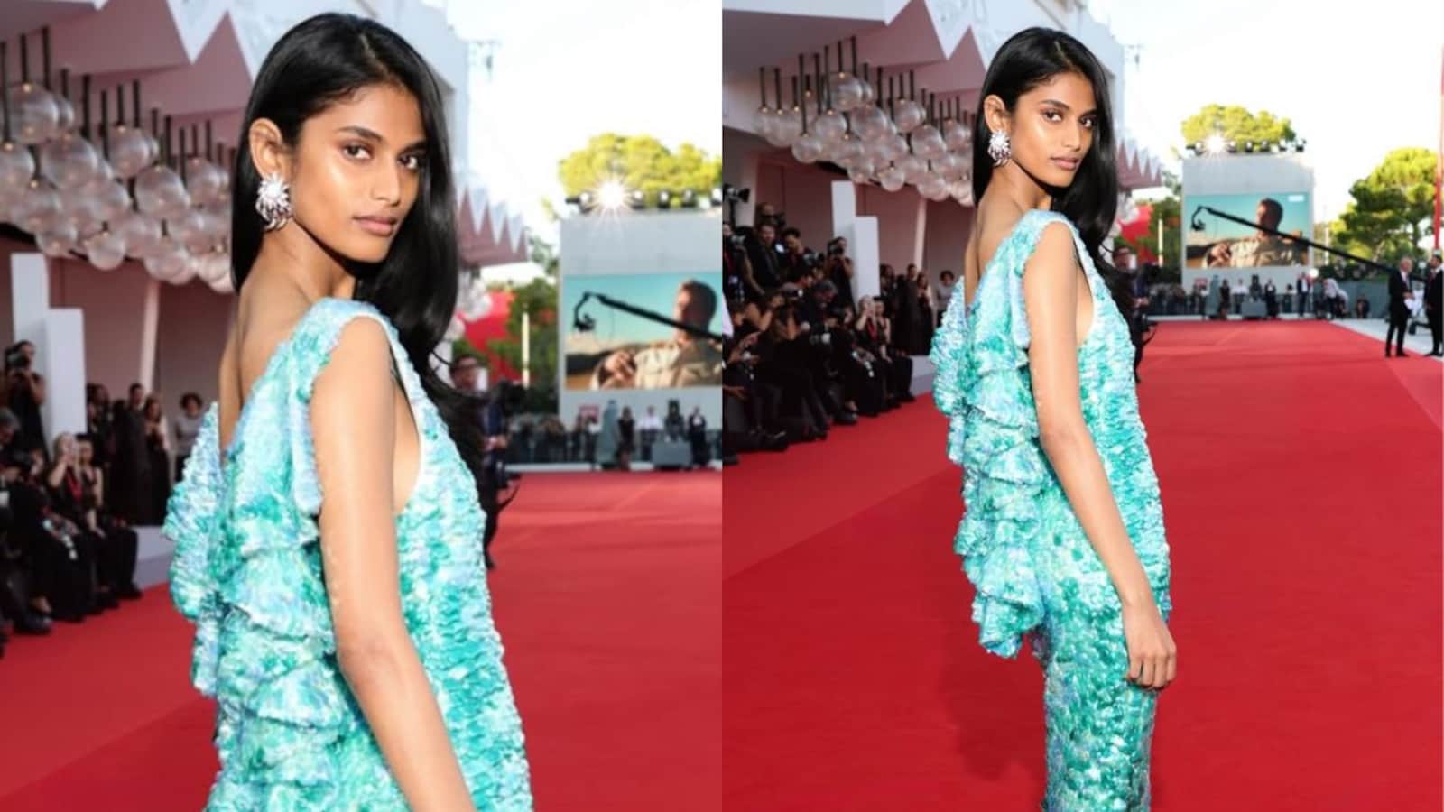 Bhavitha Mandava Glitters In Chanel's Mermaid Dress At Venice Film Festival