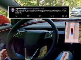 Tesla Autonomous Driving Navigates Hill Traffic; User Says 'Real-World AI': Video