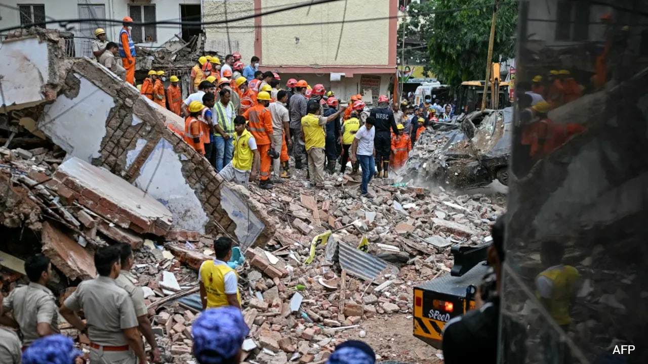 Delhi PG Building Collapse: 5 Officials Suspended, Court Orders High-Level Inquiry