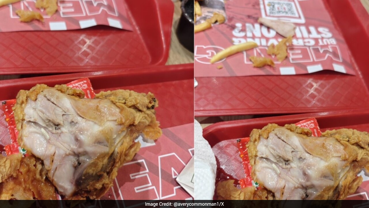 Customer Claims Maggot Found In KFC Fried Chicken At Greater Noida Outlet, Company Responds