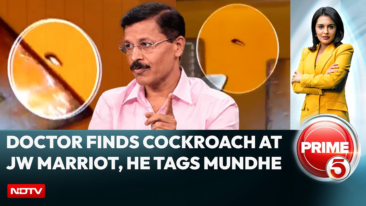 Cockroach Joins Cardiologist For Dinner At JW Marriott, He Tags Tukaram Munde