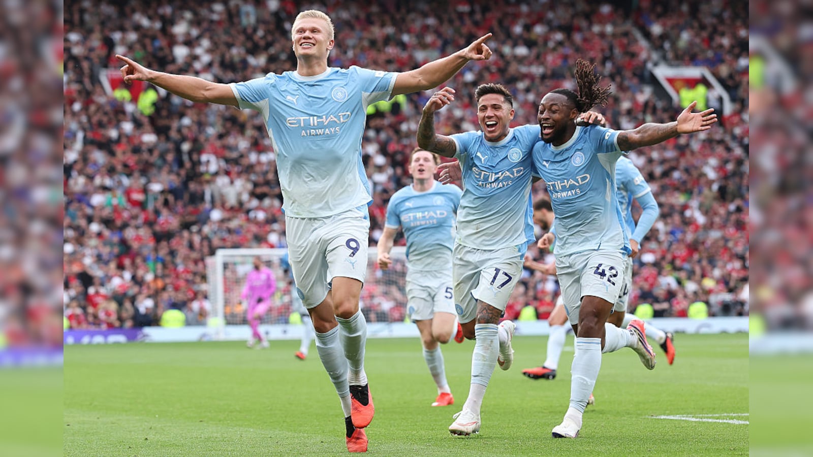 Erling Haaland Fires 10-Man Manchester City To Memorable Derby Win Over Manchester United
