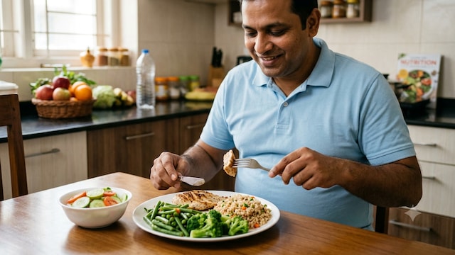 In order to lose upper belly fat, you need to follow a healthy diet