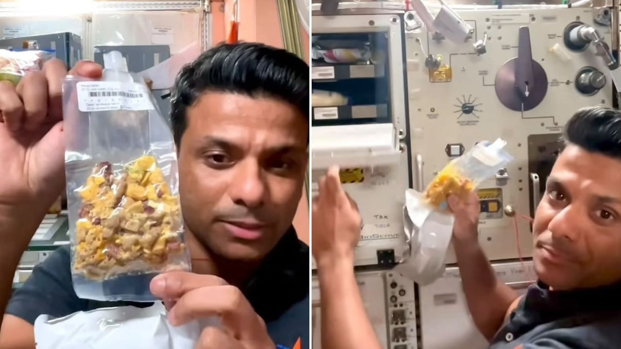 Mango Salad, But In Outer Space: Astronaut Shubhanshu Shukla Shows How It's Done