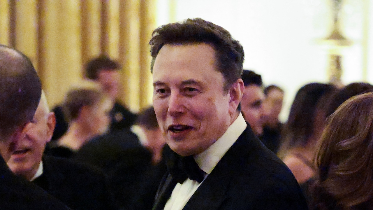 Elon Musk attends a state dinner hosted by US President Donald Trump. Elon Musk attends a state dinner hosted by US President Donald Trump.