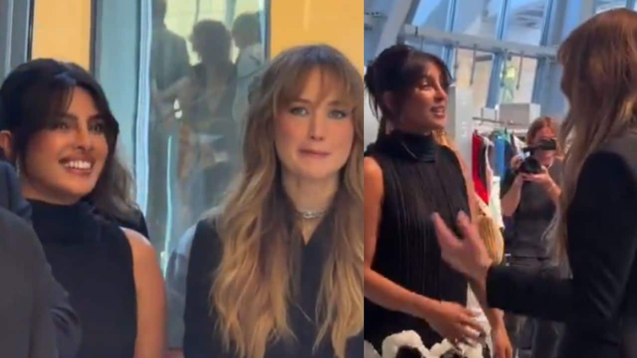 Priyanka Chopra and Jennifer Lawrence Share Playful Banter at Paris Event