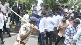 Violence Erupts During Andhra Protest Over Teacher Hiring Under Sports Quota