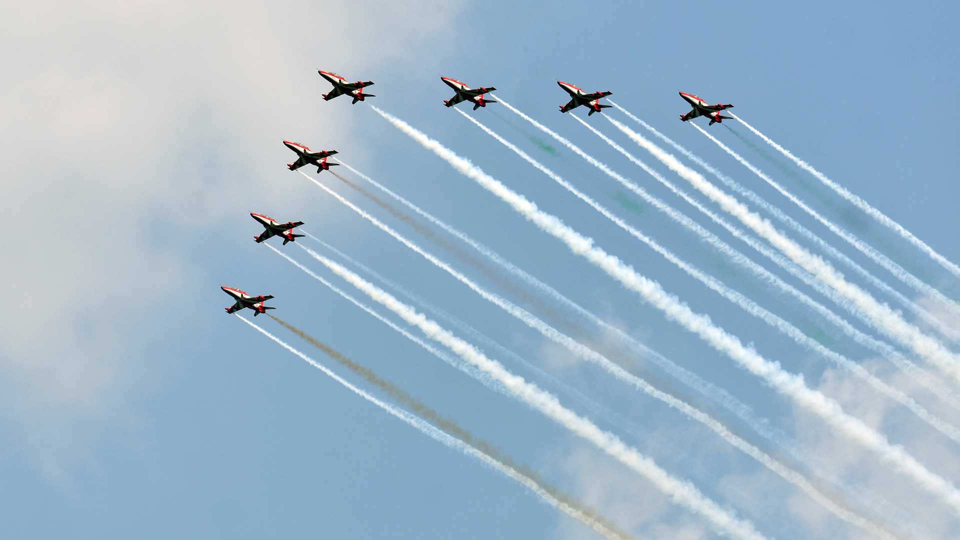 Surya Kiran Air Show Lights Up Meerut Skies With Tricolour Trails