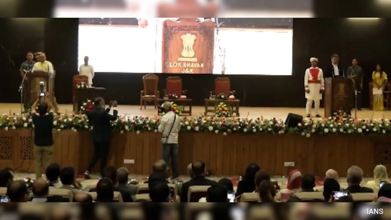 Justice Pushpendra Singh Bhati Takes Oath As J&K, Ladakh High Court Chief Justice