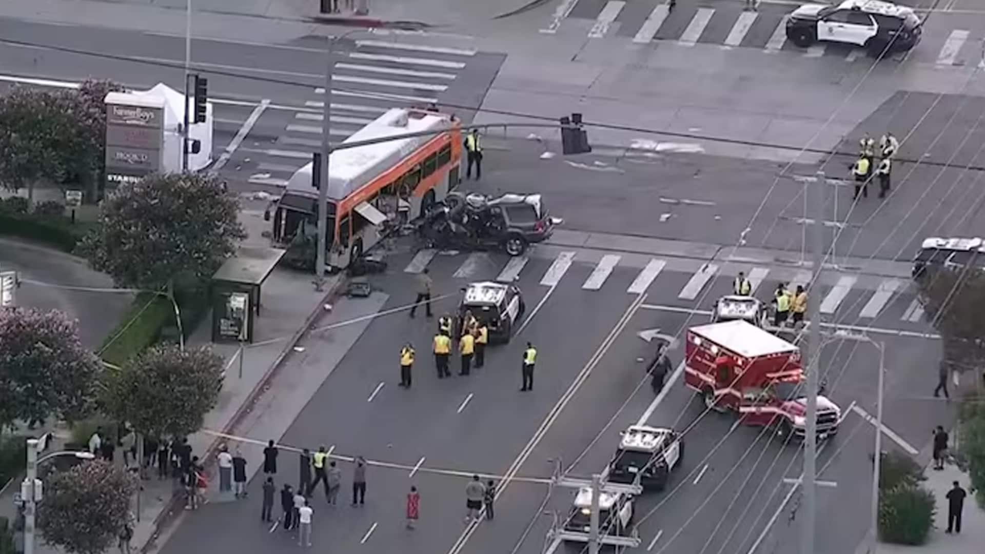 US News Helicopter Covering Deadly Bus Accident Crashes, 3 Killed