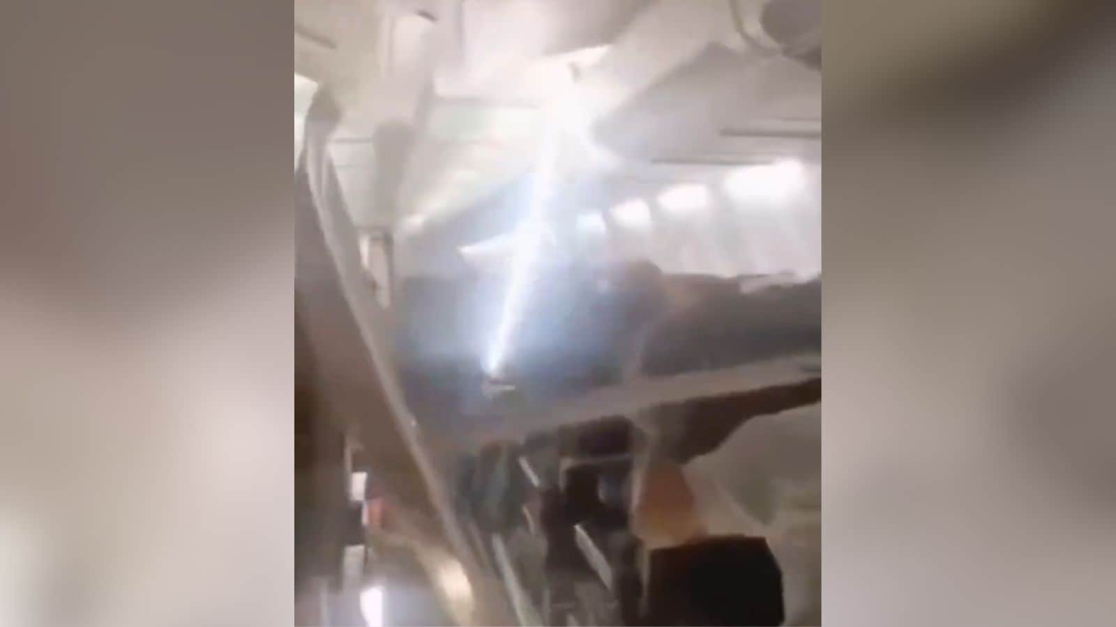 Video: Nightmarish Scene After Iran Plane's Cabin Roof Liner Detaches