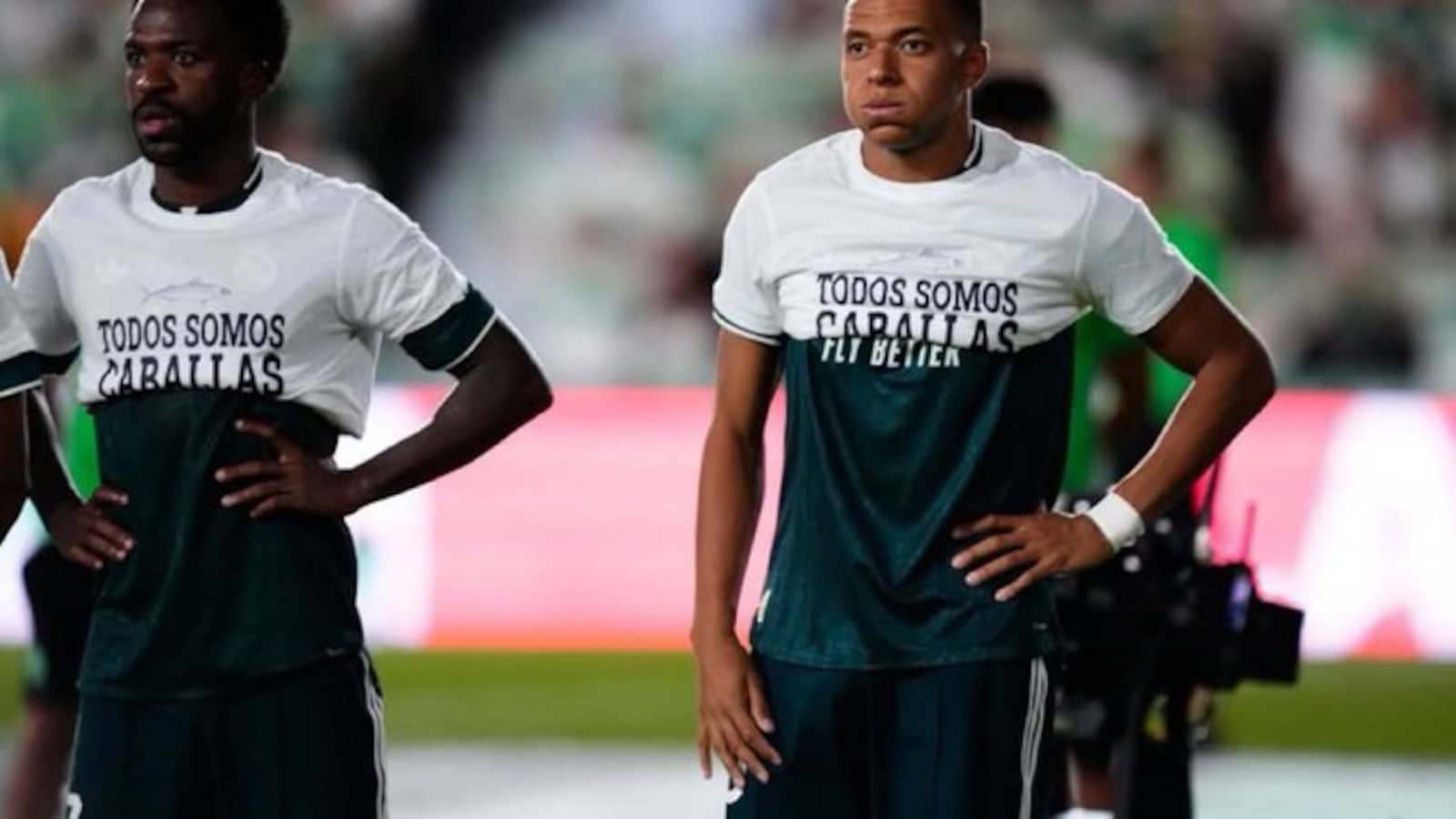 Kylian Mbappe, Vinicius Jr Embroiled In Migration Debate After Wearing Controversial Shirts