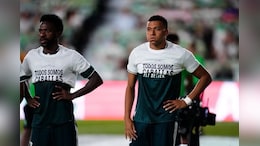 Kylian Mbappe, Vinicius Jr Embroiled In Migration Debate After Wearing Controversial Shirts
