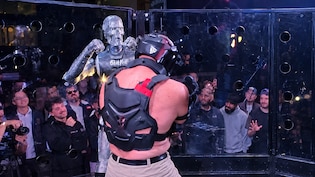 World&rsquo;s First Human vs Robot MMA Fight Goes Viral After 'Rekbot&rsquo; Knocks Frankie Lapenna Down