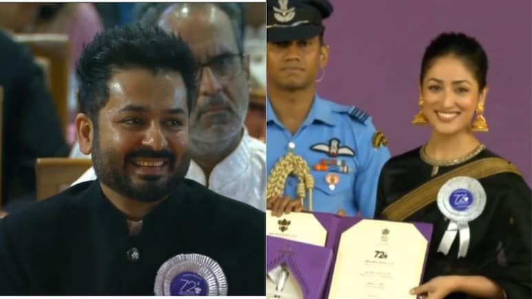Video: Proud Husband Aditya Dhar's Emotional Reaction To Yami Gautam's National Award Win Goes Viral