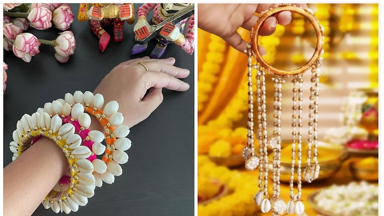 दुल्&zwj;हन की कलाई पर सजाइए सीप&zwj;ियों वाली चूड़&zwj;ियां, ब्राइडल लुक में द&zwj;िखेंगी सबसे सुंदर, देख&zwj;िए ट्रेंडी ड&zwj;िजाइन