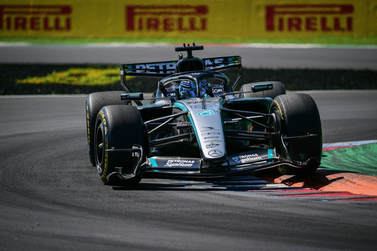 Russell fastest in second Italian GP practice as Mercedes respond to Ferrari