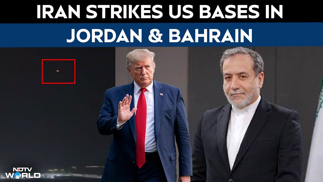 Iran Attacks Jordon | Iran Claims Ballistic Missile, Drone Attacks On US Bases In Jordon