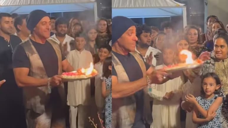 सलमान खान से बप्पा की आरती में हुई भूल, बहन अर्पिता ने इशारा कर सही करवाई गलती, उल्टी आरती उतार रहे थे भाईजान