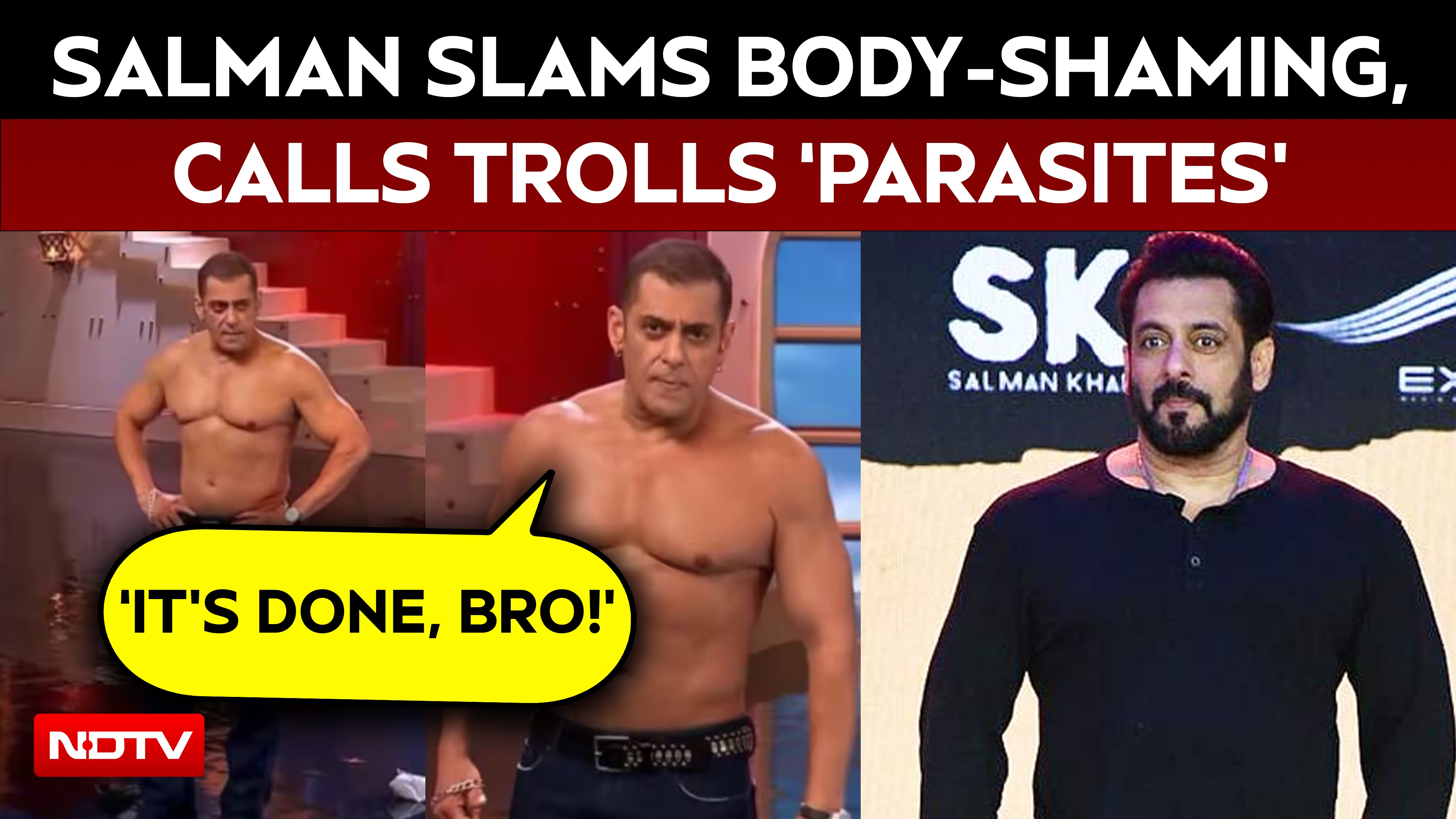 Actor Salman Khan Calls Online Trolls 'Parasites', Slams Body-Shaming, Defends Katrina Kaif