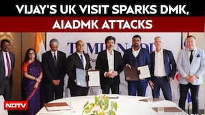 Vijay's UK Visit Sparks Political Row As DMK, AIADMK Target London Trip
